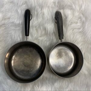 Vintage Revere ware One 1 pan Quart And 11/2 Quart‎